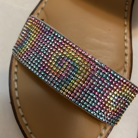 Wild Pair Colorful Beaded Sandals Size 7 - Picture 8 of 10